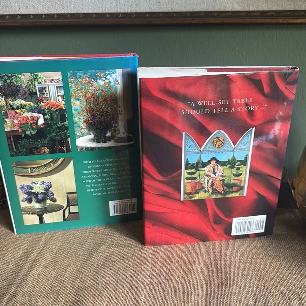 Vintage Home Decor Books: Flower Arranging ‘94 & Table Setting ‘96 Cottagecore